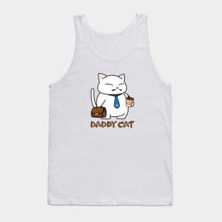 Daddy Cat Salaryman Tank Top